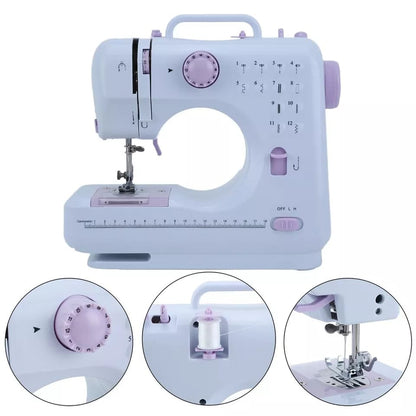 Maquina de Coser 12 Puntadas + 16 Libros de Costura Ebook